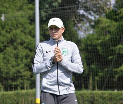 Alejandro Restrepo, director técnico del Atlético Nacional.