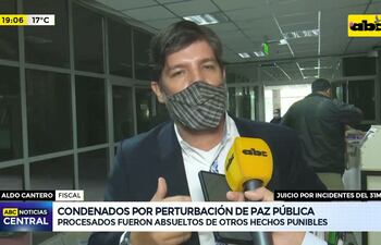 condenados por perturbación de paz pública