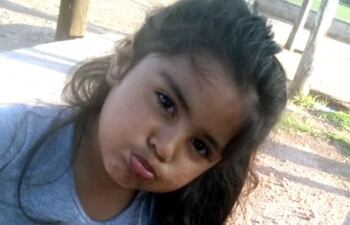Guadalupe Belén Lucero, la niña desaparecida en Argentina hace diez meses.