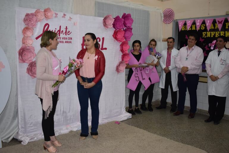 Funcionaria  que contó su testimonio.