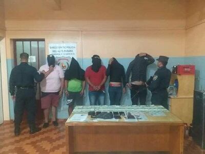 Los ahora condenados habían sido detenidos en la ciudad de Santa Rita, el año pasado.