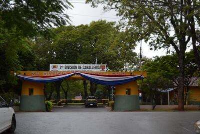 La sede de la Segunda División de Caballería en San Juan Bautista, Misiones.