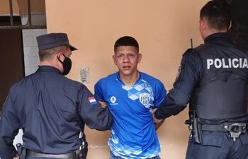 Amado Enrique Melgarejo Duré, alias Tyson, detenido.