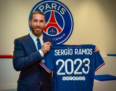 Ramos es uno de los fichajes del PSG para esta temporada.