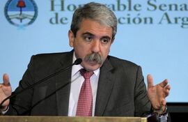 El ministro de Seguridad de Argentina, Aníbal Fernández. (archivo)