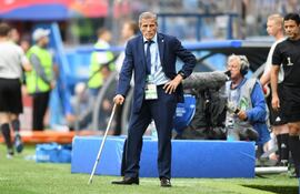 Oscar Tabárez, entrenador de la selección de Uruguay