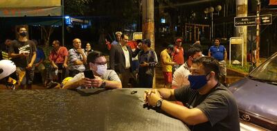 Los liberales se están agrupando para la movilización en la zona céntrica.