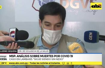 Guillermo Sequera, director de Vigilancia de la Salud.