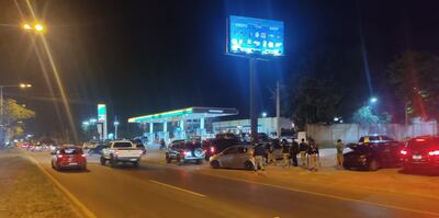 Zona donde intervino la Policía, hoy.