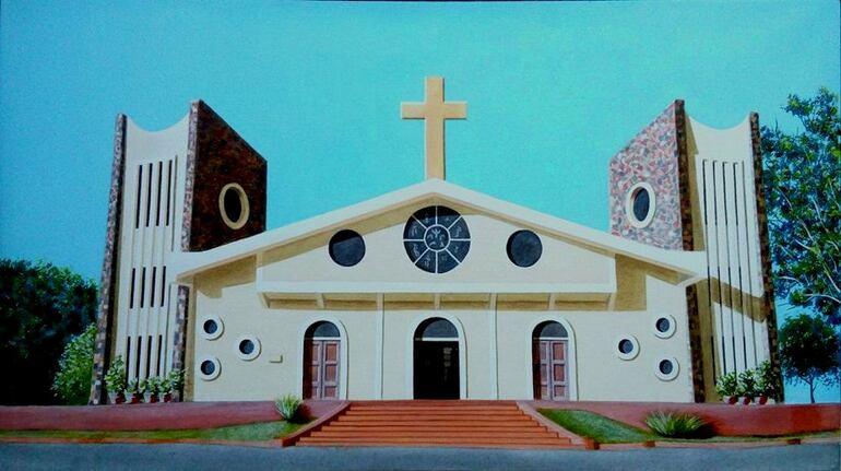 Muestra de arte en Ciudad del Este.