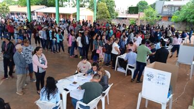 Mucha participación hubo ayer en el departamento de Amambay.