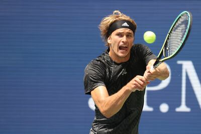 Alexander Zverev debutó de gran forma en el Abierto de los Estados Unidos.