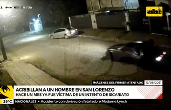 Imágenes exclusivas del primer intento de asesinato del que escapó el capitán Humberto Fleitas