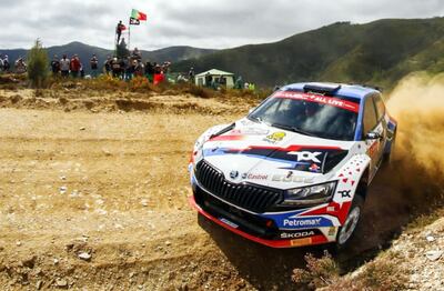 El piloto compatriota Fabrizio Zaldívar fue de menos a más el primer día en el Rally de Portugal, cerrando la jornada en el octavo puesto de la WRC3.