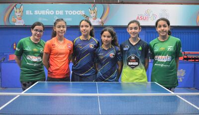 Las clasificadas U13 femenino que estarán representando al Team Paraguay en el Sudamericano.