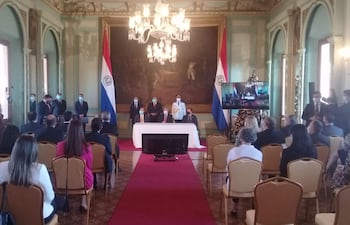 El Gobierno lanzó esta mañana el Plan Nacional de Integridad, Transparencia y Anticorrupción en Palacio de López.