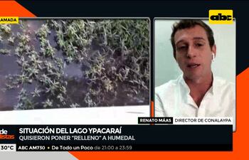 Renato Máas, durante una entrevista en el programa Mesa de Periodistas.