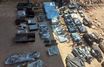 Logran desarticular banda que se dedicaba a robar autopartes