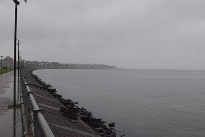 Costanera de Encarnación en día de lluvias. (Foto ilustrativa).