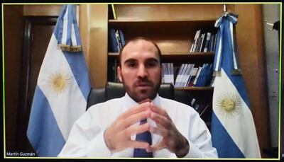 Martín Guzmán, ministro de Economía de Argentina.