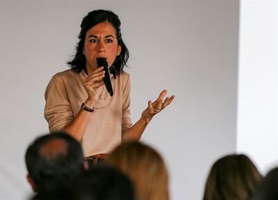 María Alejandra Muñoz Seminario, elegida hoy como nueva vicepresidenta de Ecuador.