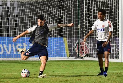 El mediocampista James Rodríguez es en la actualidad la estrella de la selección colombiana.