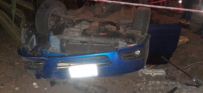 En el accidente falleció una persona identificada como Walter Hernán Chaparro González (27).