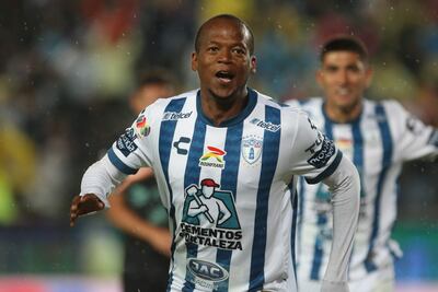 Romario Ibarra, delantero ecuatoriano del Pachuca.