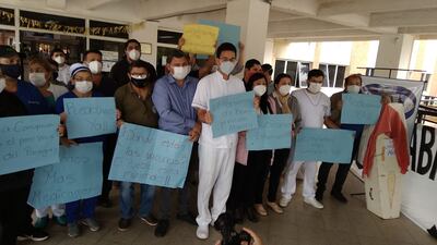 Los trabajadores fueron duros contra el Gobierno y una vez más elevaron sus reclamos esta mañana.