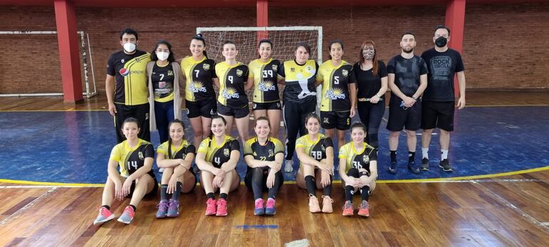 Team de la Federación de Handball de Colonias Unidas, jugó el amistoso en Encarnación.