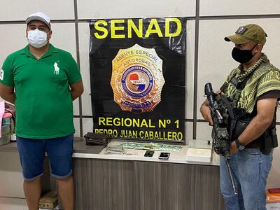 Álex Milciades Barreto Martínez, detenido.