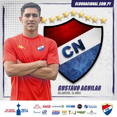 Gustavi Aguilar, nuevo jugador de Nacional.