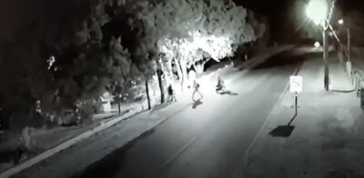 Momento del asalto captado por la cámara de seguridad