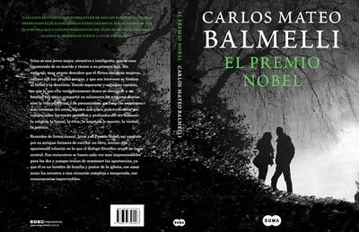 Contratapa y tapa del libro de Carlos Mateo Balmelli, que se presentará este martes 15.