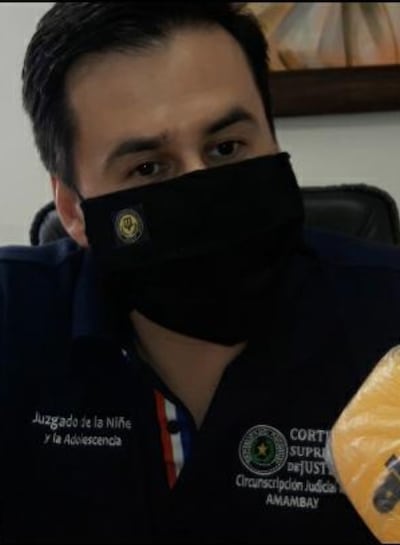 Elvio Derlis Insfrán, juez.