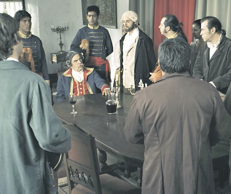 Escena de la película "Libertad", inspirada en la gesta del 14 y 15 de mayo de 1811.