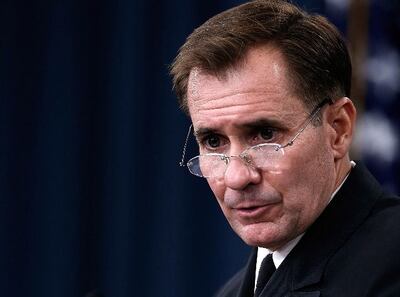 John Kirby, portavoz del Pentágono.