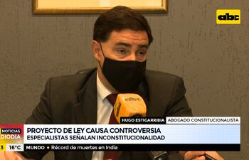 Especialistas señalan inconstitucionalidad en proyecto de ley presentado por el Ejecutivo