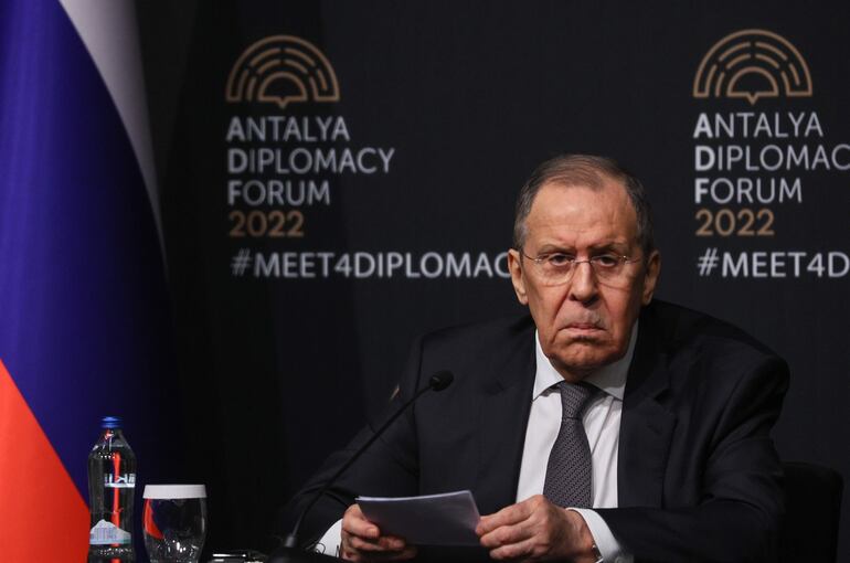 Sergei Lavrov, ministro de Exteriores de Rusia.