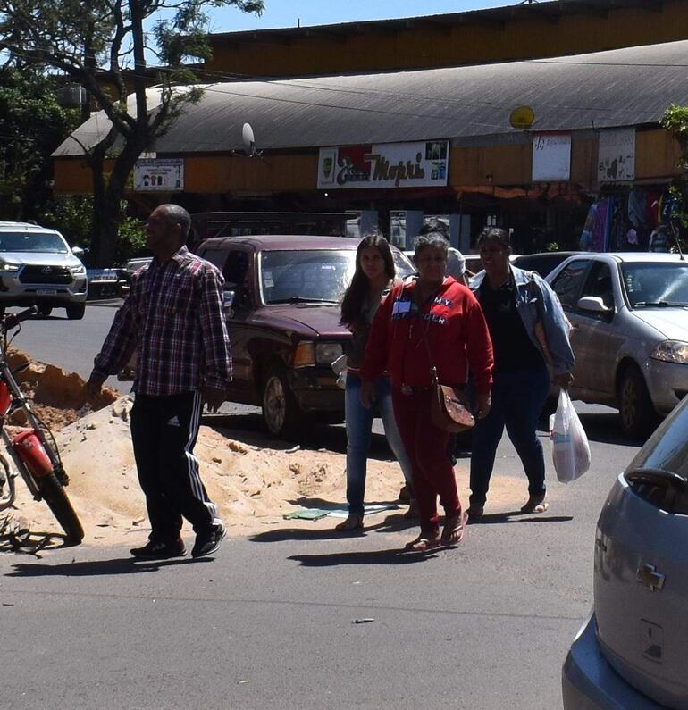Pedro Juan Caballero vive del turismo de compra.
