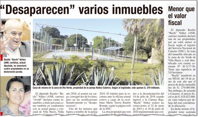 Una de las publicaciones de nuestro diario en la cual quedaba en evidencia la maniobra del diputado y aspirante a senador.