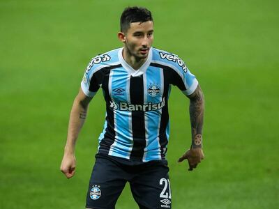 Mathías Villasanti jugó el segundo tiempo en Gremio