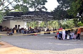 El tinglado de 700 metros cuadrados fue habilitado recientemente, tras las incontables quejas de los asegurados.