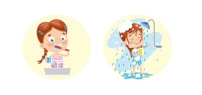 El aseo personal diario aumentará nuestro bienestar.