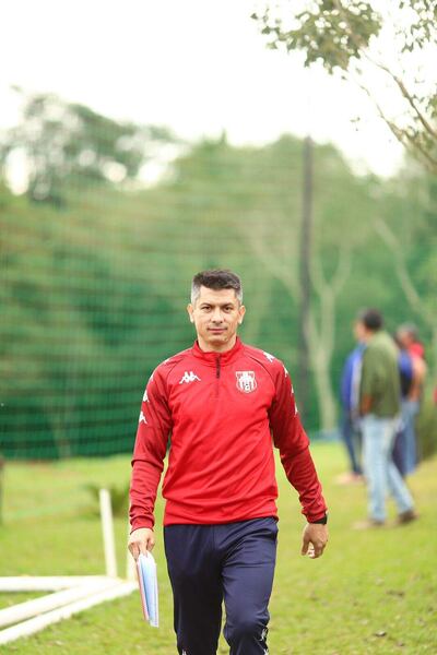 Gustavo Atilano Florentín Morínigo (44), en el Rojo mallorquino.