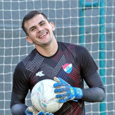 Santiago Rojas, el arquero de Nacional.