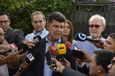 Efraín Alegre, candidato de la Concertación Nacional.