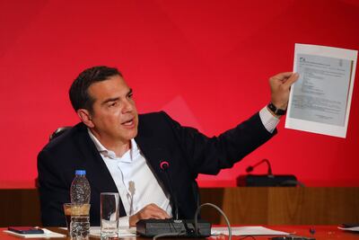 Alexis Tsipras.Grecia celebra este domingo elecciones legislativas en las que el actual primer ministro y favorito según las encuestas, el conservador Kyriakos Mitsotakis, busca ser reelegido mientras que su principal rival, el exprimer ministro izquierdista Alexis Tsipras, trata de volver al poder.