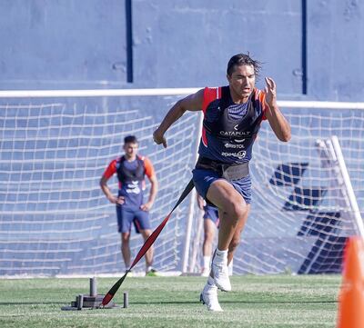 Marcelo Moreno Martins (35 años) registra siete goles en 38 partidos en el Ciclón.