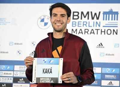 Kaká, 40 años, ex futbolista de Milan y Real Madrid, debutará mañana como maratonista.